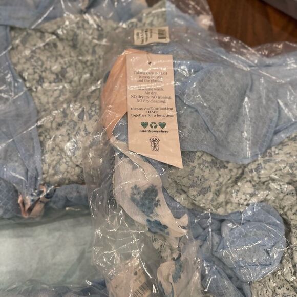 We are HAH Make it A Doble Robe in French Blue.Size S - Picture 15 of 16